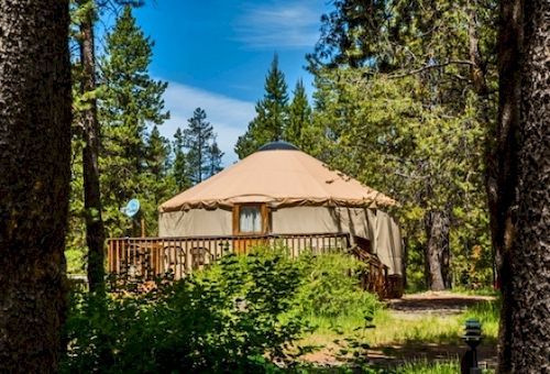 Bend-Sunriver Camping Resort Studio Cabin 6 Εξωτερικό φωτογραφία